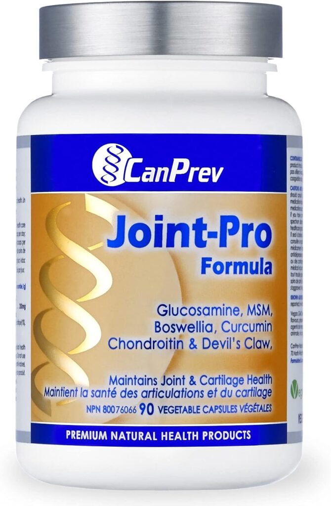 CanPrev Joint-Pro Formula | 90 v-caps | Helps Maintain Healthy Joints and Cartilage | Premium Natural Health Products